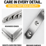 Stainless Steel Right-Angle Brackets & Mending Plates