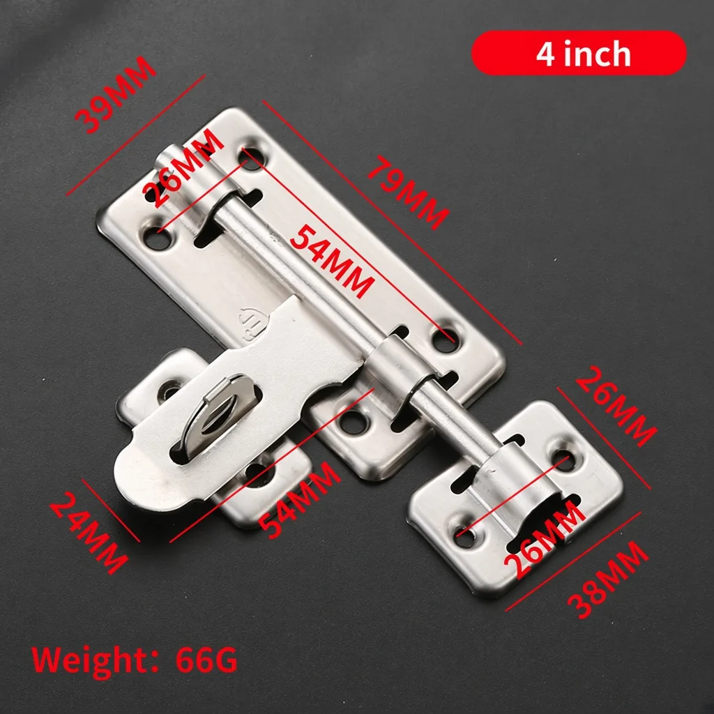 Three-Size Door Bolt