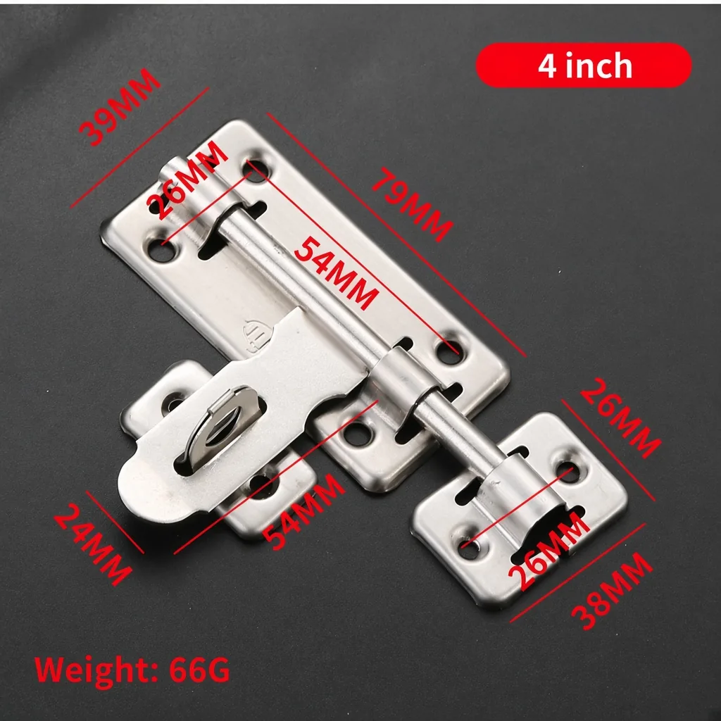 Three-Size Door Bolt