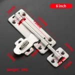 Three-Size Door Bolt