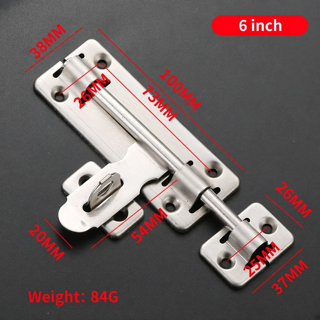 Three-Size Door Bolt