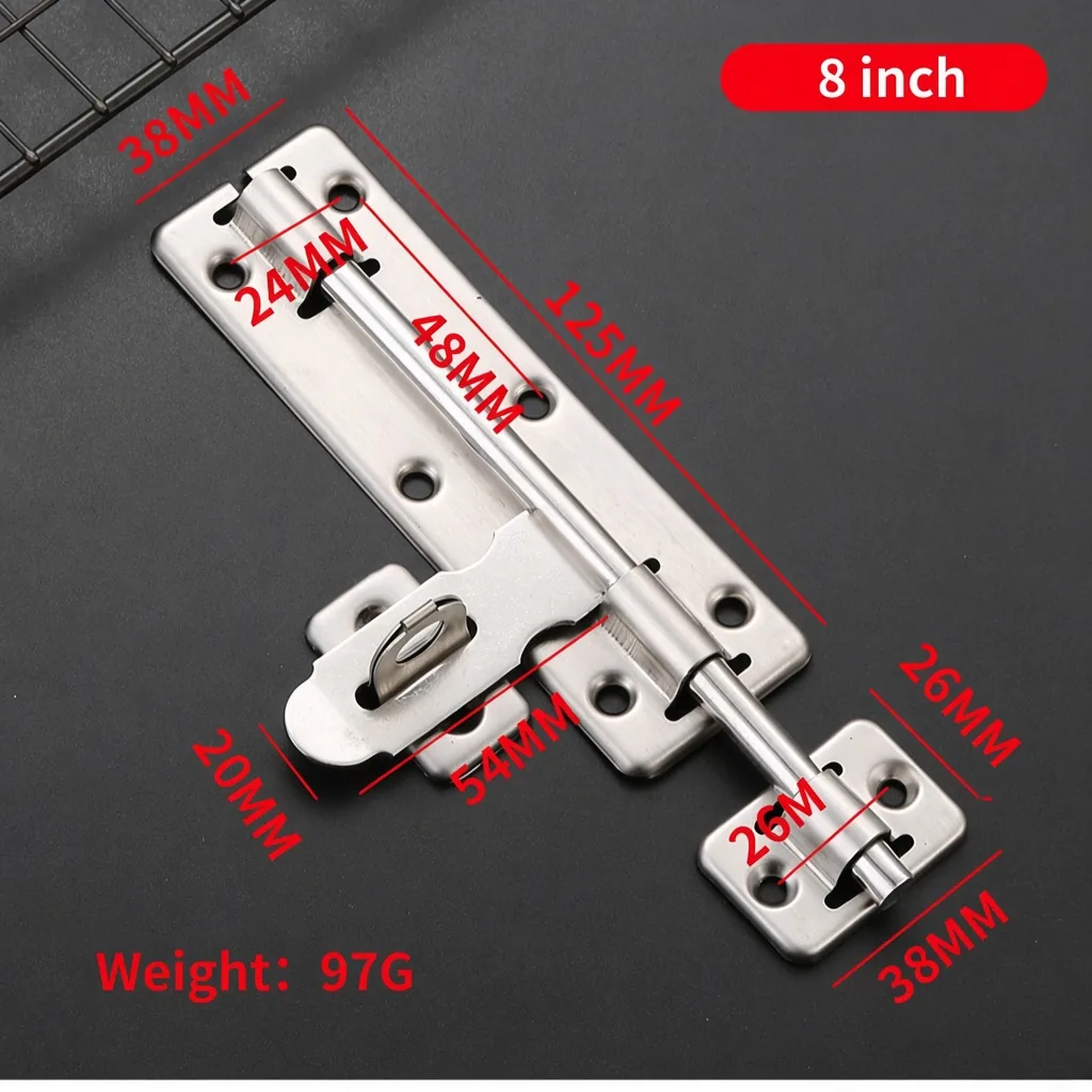 Three-Size Door Bolt