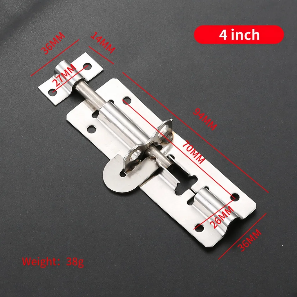 Stainless Steel Padlockable Barrel Bolt