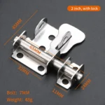 2 inch, with lock — BB-927434386547-LOCK