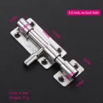 3.5 inch, bright silver, no lock hole — BB-927988649487-35S