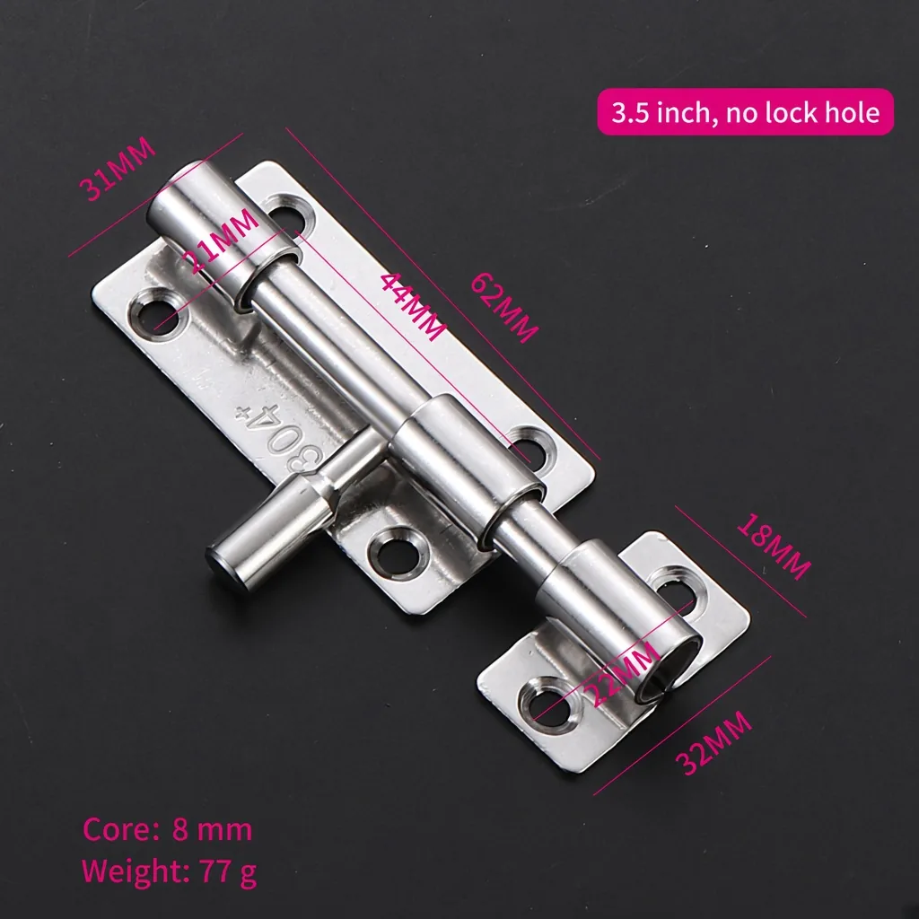 Stainless Steel F-Type Barrel Bolt
