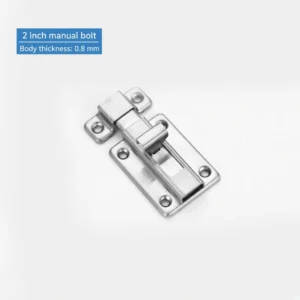 Three-Size Manual Slide Bolt