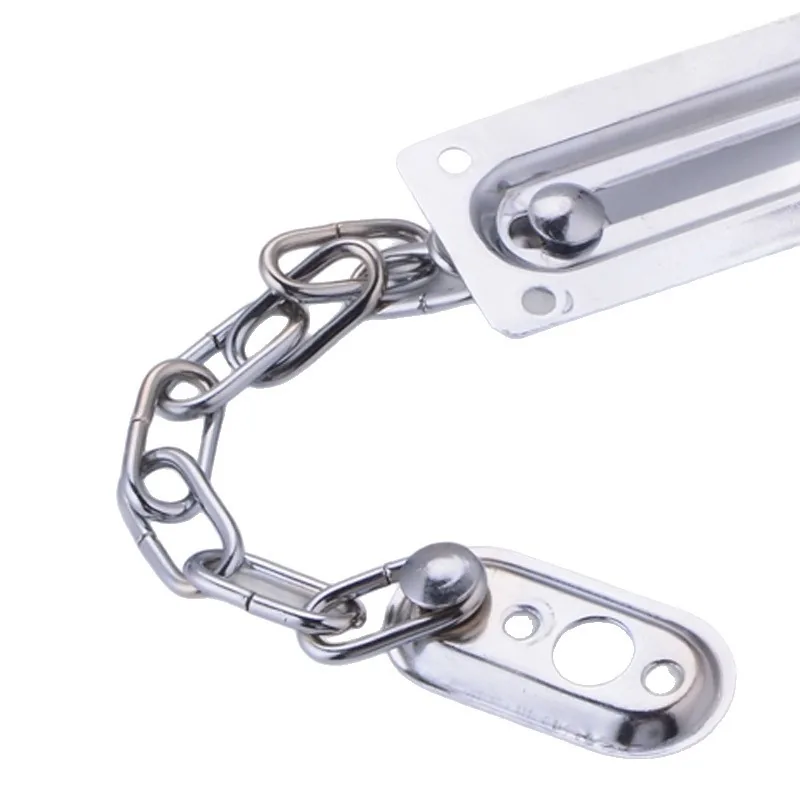 Brushed Silver Door Security Chain