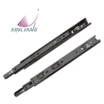 35 mm Extra-Short Black Drawer Slides, 5-8 Inch