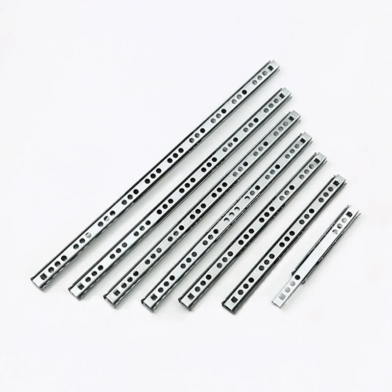 Silver Drawer Slides, 182-342 mm