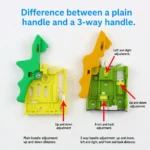 3D-Handle Concealed 3-Section Soft-Close Undermount Slide