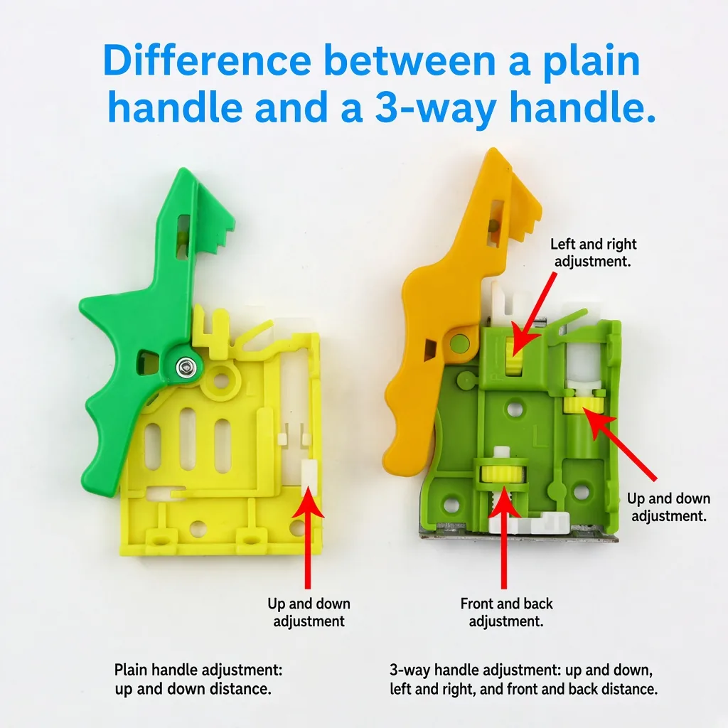 3D-Handle Concealed 3-Section Soft-Close Undermount Slide