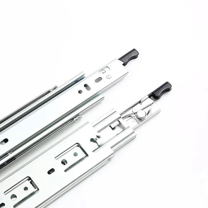 51 mm Locking 3-Section Heavy-Duty Drawer Slide