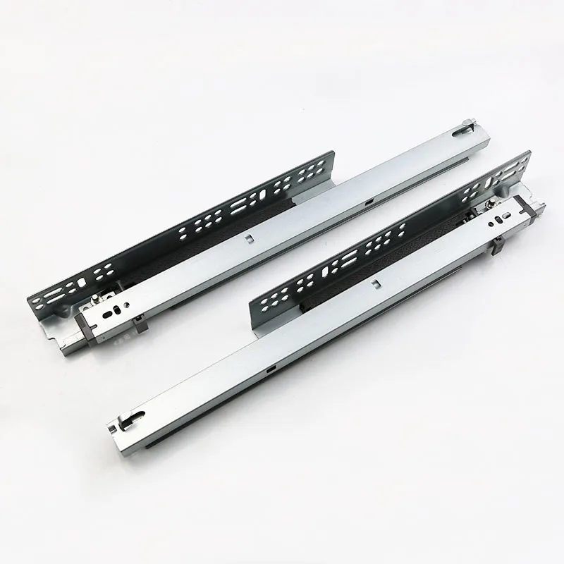 3-Section Buffer Drawer Slides, 10-24 Inch