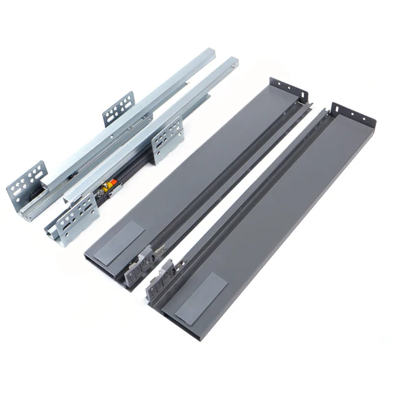Ultra-thin Damper Saddle Drawer Slide