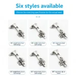 Wide-angle hinges