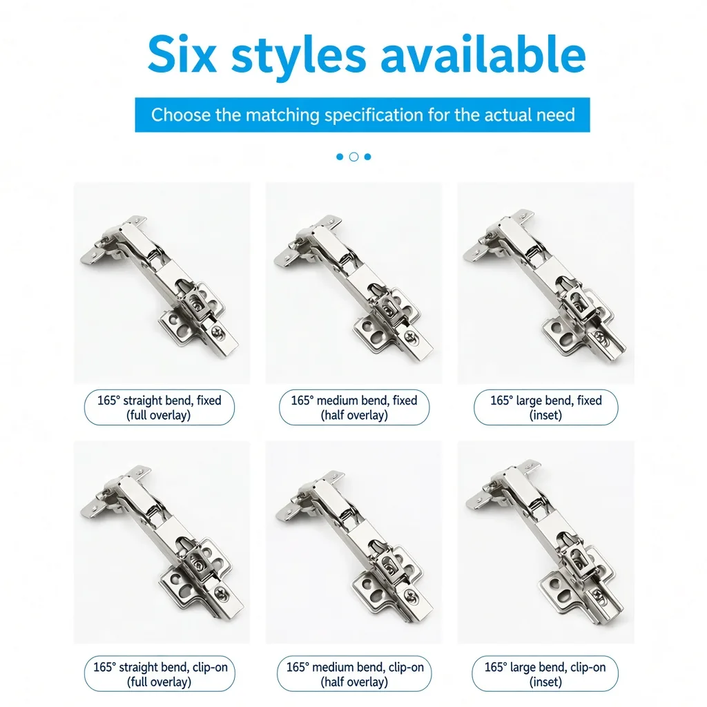 Wide-angle hinges