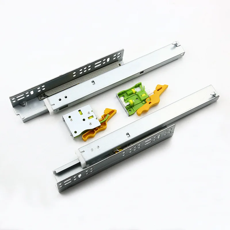 3D-Handle Concealed 3-Section Soft-Close Undermount Slide
