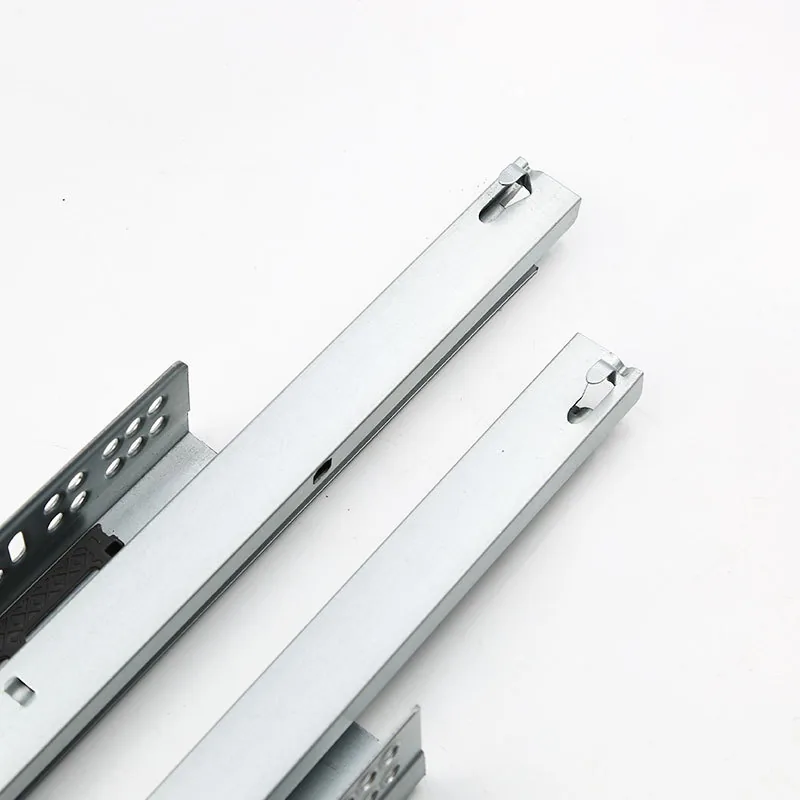3-Section Buffer Drawer Slides, 10-24 Inch