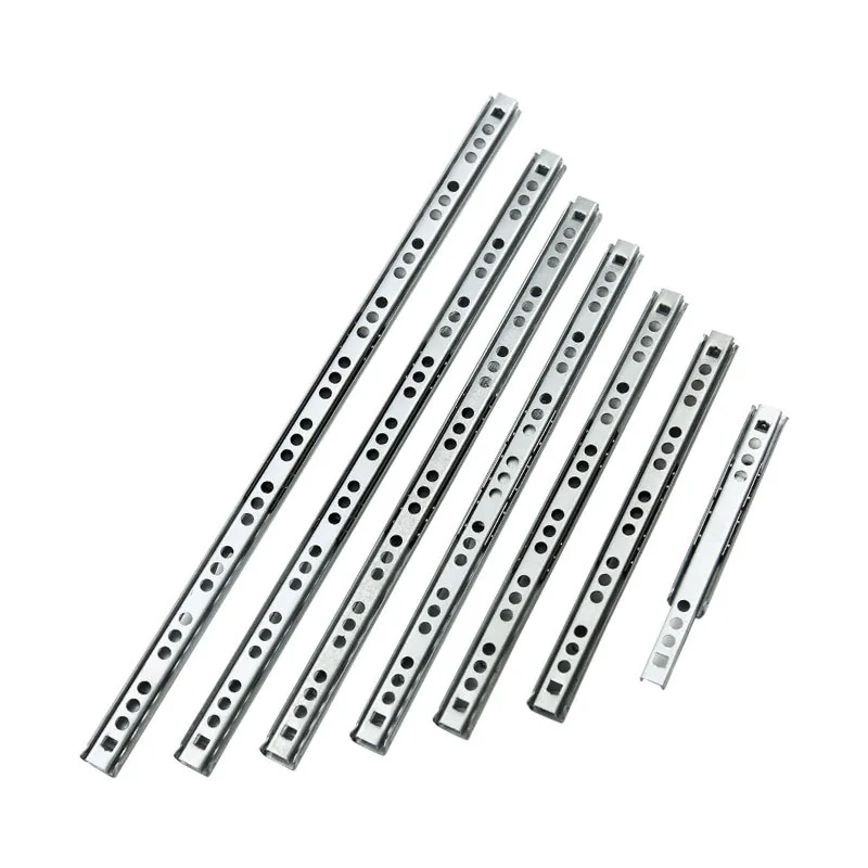 Silver Drawer Slides, 182-342 mm