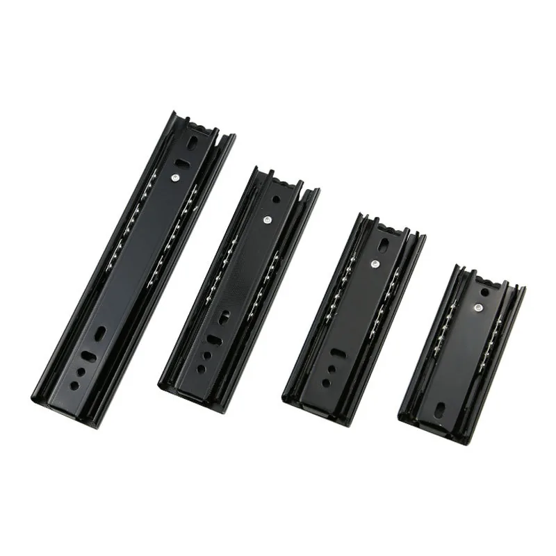 Extra-Short Buffer and Push-to-Open Drawer Slides