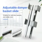 Adjustable basket slide