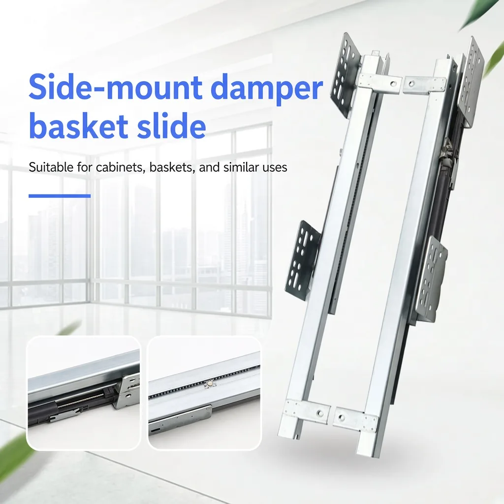 Side-mount basket slide