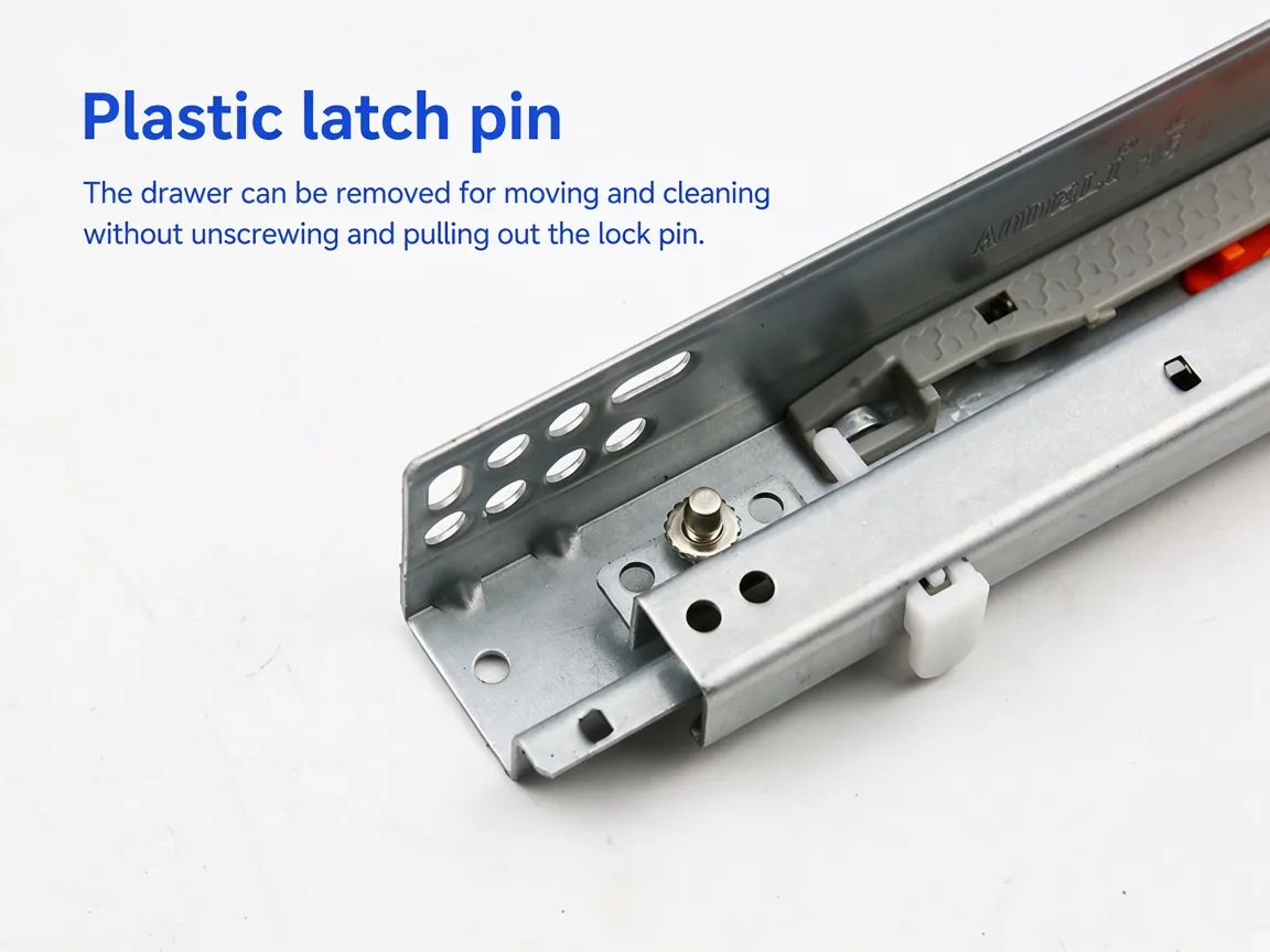 Concealed Push-to-Open Drawer Slide