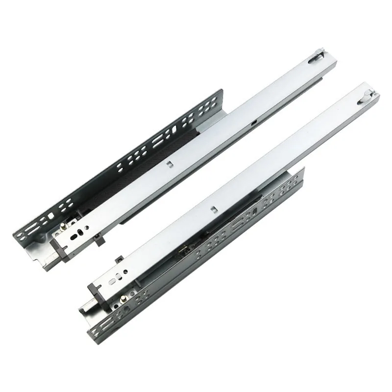 3-Section Buffer Drawer Slides, 10-24 Inch