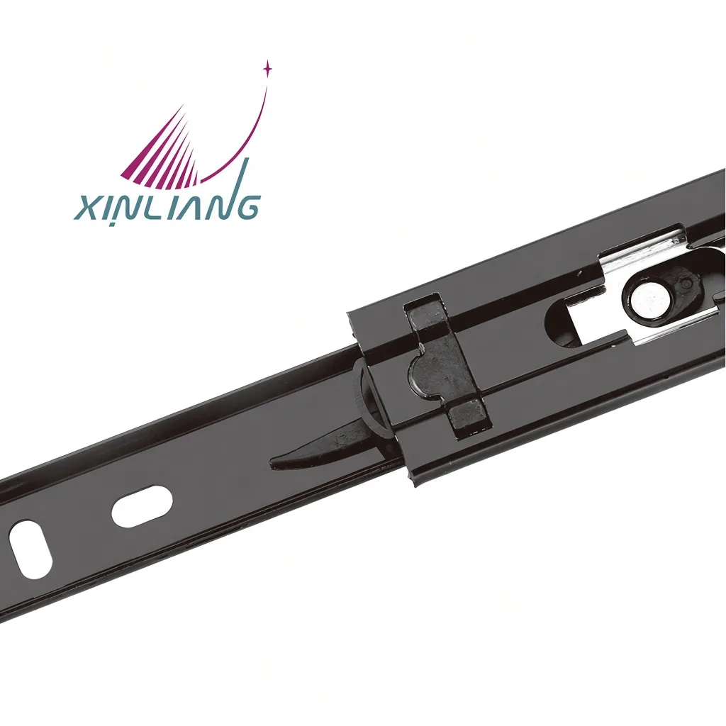 35 mm Extra-Short Black Drawer Slides, 5-8 Inch