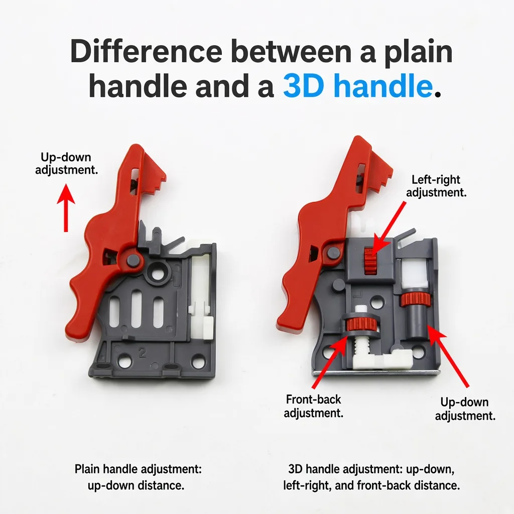 3-Section Slides with 3D Handles