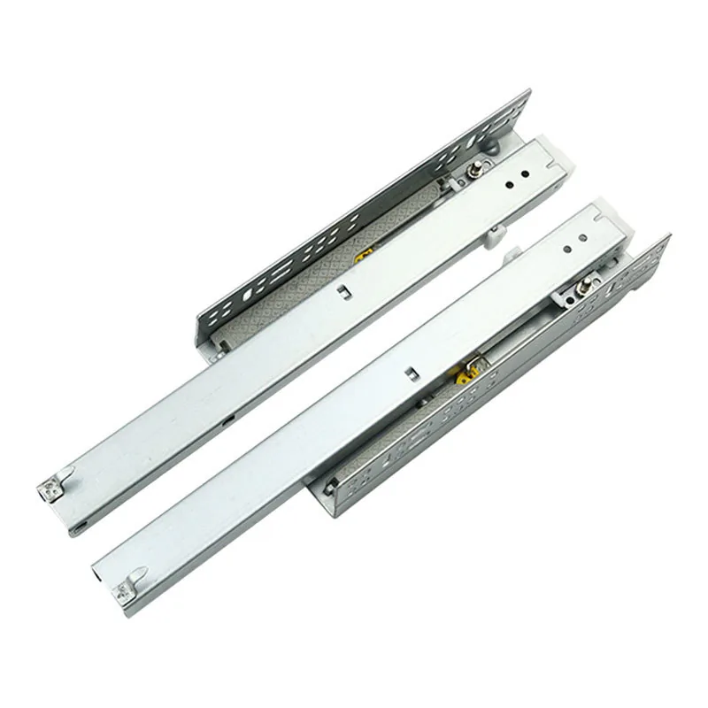 3-Section Concealed Soft-Close Undermount Slide, 8 Inch