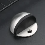 Brushed silver, one hole — DS-925901915601-1H