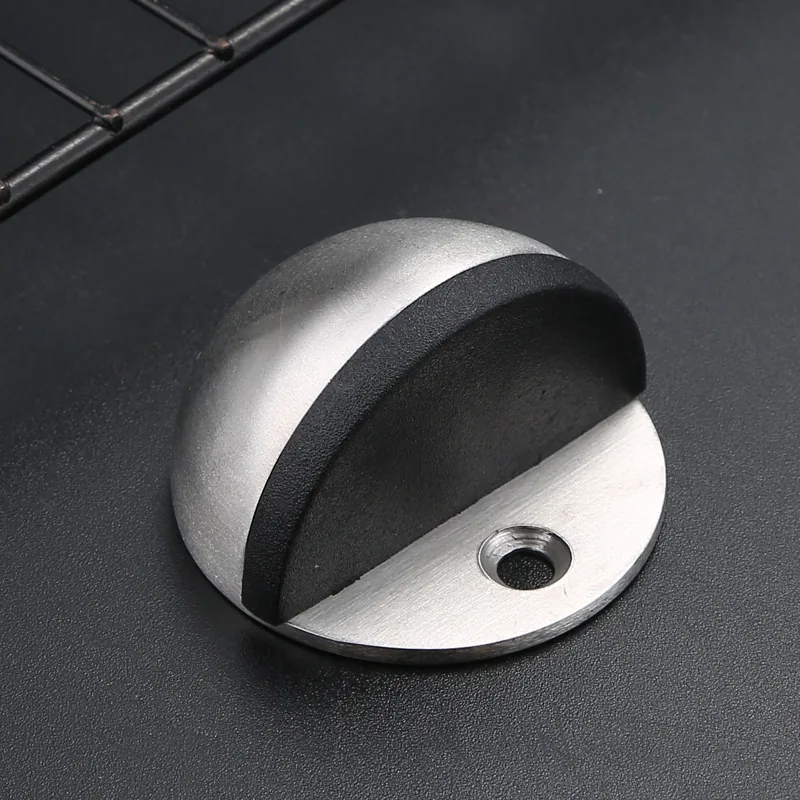 Brushed silver, one hole — DS-925901915601-1H