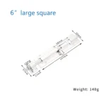 Large square, 6 inch — FB-924593598551-LG-6