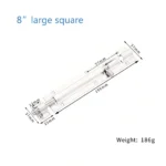 Large square, 8 inch — FB-924593598551-LG-8