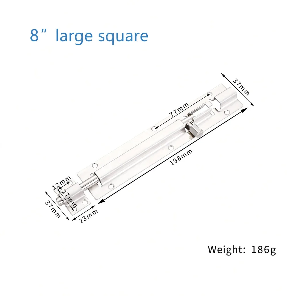 Large square, 8 inch — FB-924593598551-LG-8