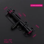 Matte black, 3.5 inch, no lock hole — FB-925152001036-BK-35