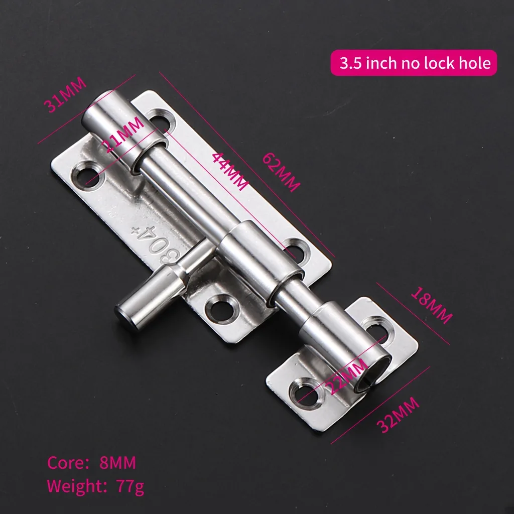 304 Stainless Steel Small Barrel Bolt