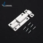 Four-Specification Brushed Silver Slide Bolt