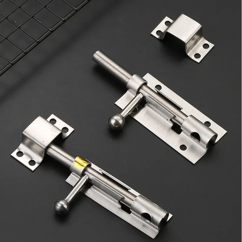 5-Inch Slide Bolt with Lock Hole