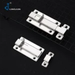Four-Specification Brushed Silver Slide Bolt