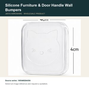 Silicone Furniture & Door Handle Wall Bumpers