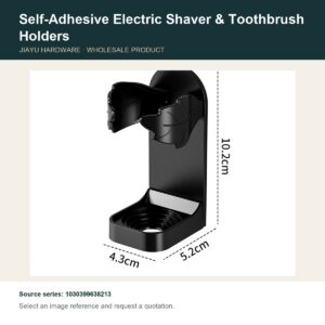 Self-Adhesive Electric Shaver & Toothbrush Holders
