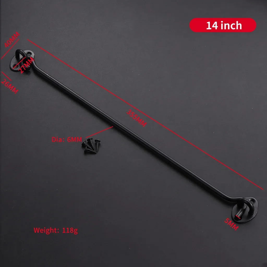 Black, 14 inch — HK-923333120989-BK-14