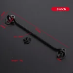 Black, 8 inch — HK-923333120989-BK-8
