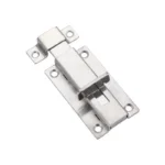 Four-Specification Brushed Silver Slide Bolt