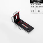 30 mm Adjustable Bracket · Thickness 2.8 mm · Hole Ø5.0 mm — JY-1688-877278930312-JHJ-26-02