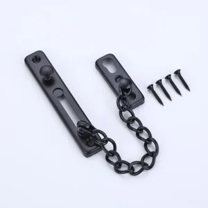 Push-Button Door Security Chain