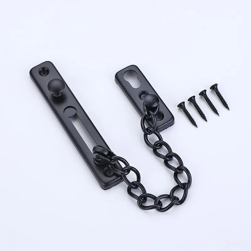 Push-Button Door Security Chain